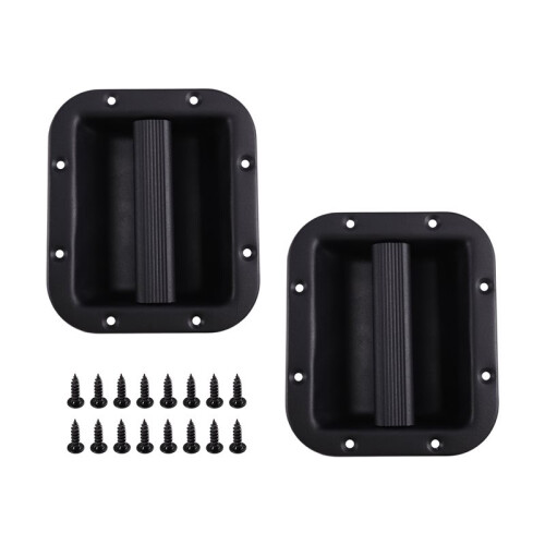 2Pcs Speaker Handle Subwoofer Amplifier Speaker Cabinet Handle Metal Handle Sound Accessory Recessed Speaker Handle