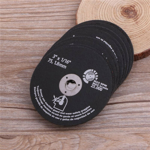 30 Peças 3 Polegadas 75mm Disco de Corte Resina Disco de Corte Fibra Serra Circular Lâminas para Corte de Metal 75X1.6X10mm 1