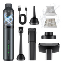 Portable Car Vacuum with 16000Pa Powerful Suction, Small Vacuum Cleaner for Car, Home, Office, Outdoor
