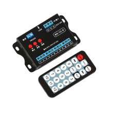DC5-24V 12-Channel LED Controller Programmable Single Color RGB Controller with RF Remote Control