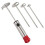 Stainless Steel Vegetable Fruit Corer Spiralizer with 4 Interchangeable Blades and Anti-Slip Handle 1