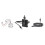 For Starlink  12V  Power Cable +30V3.5A Boost Module Pass Through Waterproof Wall Socket Outlet for 1