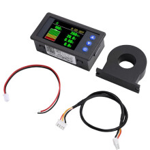 H56AH 100A Digital Voltage Tester with HD Color Screen and Hall Coulometer,1-Meter Shielded Cable