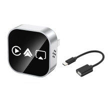 Upgrade 4-in-1 Carplay-Adapter für Android Auto/Airplay/Miracast/Mirror Link  AI Box USB Plug And  Auto Connect C