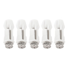 Toilet  Hinges Screws WC Hole Fixing Easy Installation 10 Pack