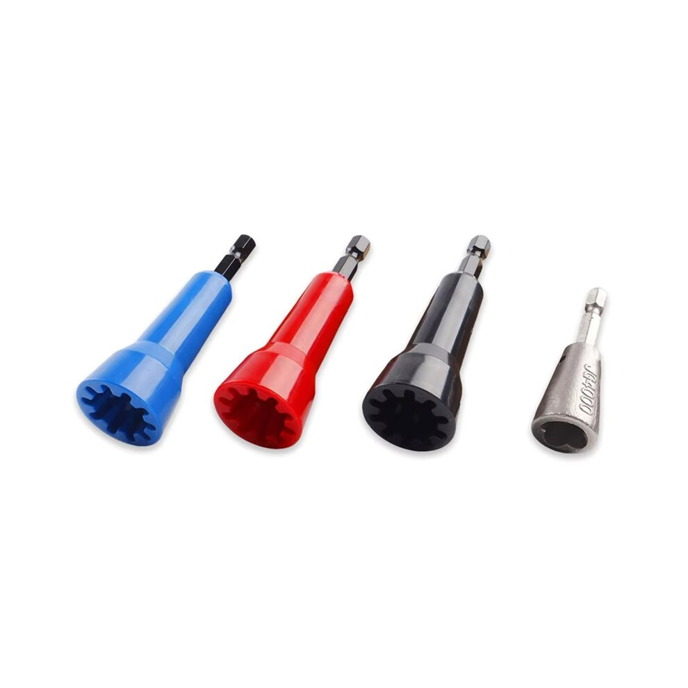 4Pcs Wire Twister Fast Wire Twister Tool With 1/4" Chuck Professional Electrician Accessories For Power Drill Drivers 6034266142116