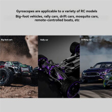 Giroscopio per Auto RC F12 Controllo Automatico Della Stabilità per Auto RC Livello Drift Car RC Boat Accessori di Aggiornamento
