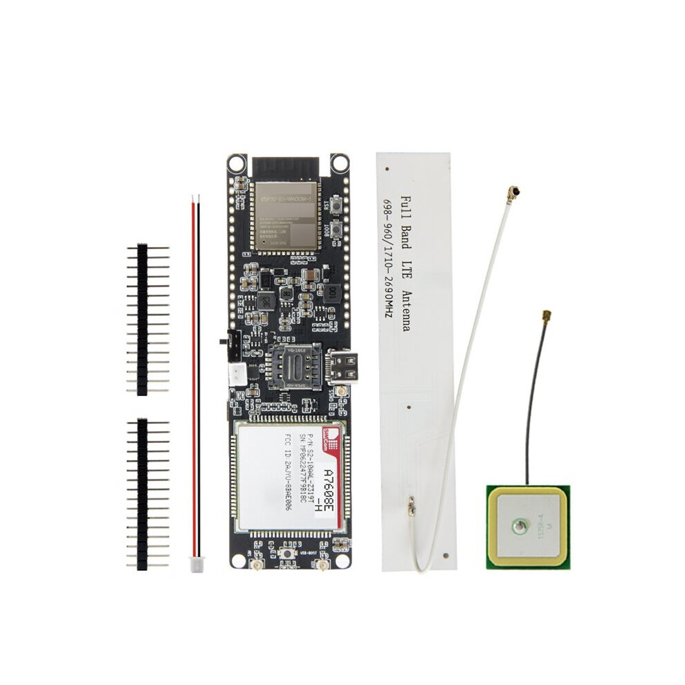 Lilygo T-A7608e-H S3 Esp32-S3 Lte Cat4 Gps Antenna Wireless Wifi Development Board For Iot Sim Card Gnss 4711704422802
