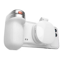 Perche à Selfie Magnétique pour Téléphone Portable avec Lampe LED et Design Ergonomique B
