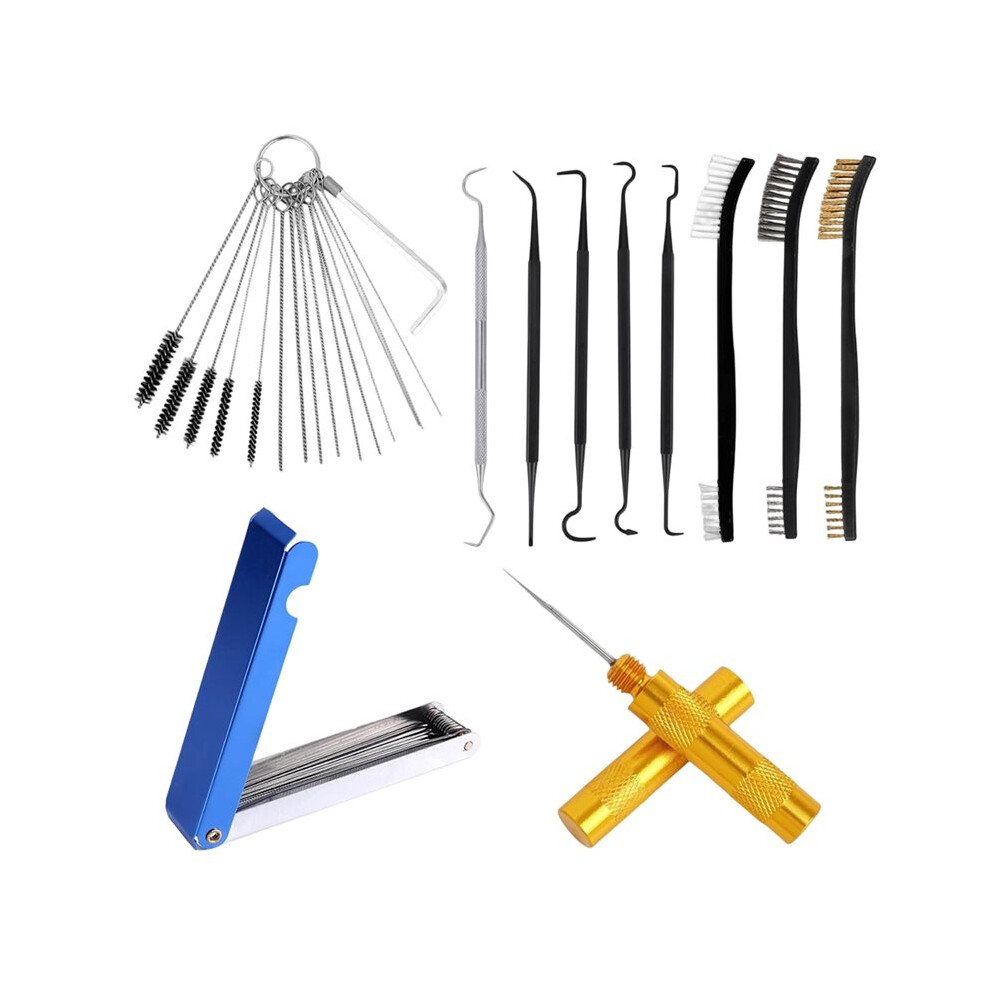 Carburetor Jet Cleaning Tool Kit For Motorcycle, Atv, Lawn Mower & Small Engines 4713642514731