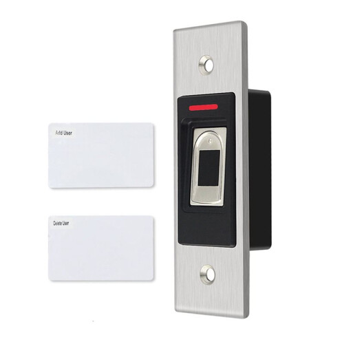 Metal Fingerprint Access Control Keypad IP68 Waterproof RFID 125Khz Embedded Design Reader Security Door Opener