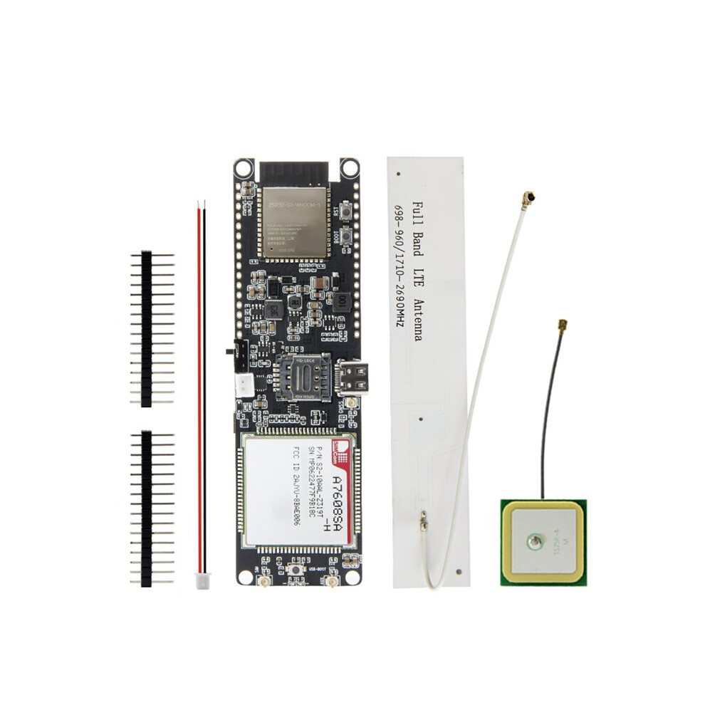 Lilygo T-A7608sa-H S3 Esp32-S3 Lte Cat4 Gps Antenna Wireless Wifi Development Board For Iot Sim Card Gnss 6033932631299