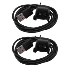 2X Charger for Vivosmart HR, Replacement Charging Cable Cord for Vivosmart HR/ Vivosmart HR+ (Black)