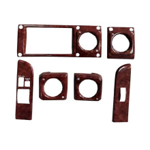 6 Garnitures Intérieures en Bois pour Tableau de Bord pour  Land  70 71 75 LC76 LC79 Hj75 Hzj75 Hzj79 Hdj79 1984-2006