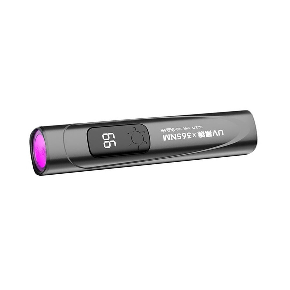 Usb Rechargeable Uv Light Flashlight For Banknote Verification, Anti-Counterfeiting Jade Wood's Lamp And Cat Ringworm 6033997732542