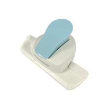 DIY Reliëfmachine 3,3 cm, Arbeidsbesparende Stempelrandpons, Handgemaakte Papiersnijder, Blauw