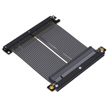 PCIe 4.0 X16 Extension Cable 18CM Dual Reverse Gen4 256G/Bps Card Extender for ITX A4 Chassis
