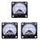 3X AC 0-3A Round Analog Panel Meter Current Measuring Ammeter Gauge Black 2