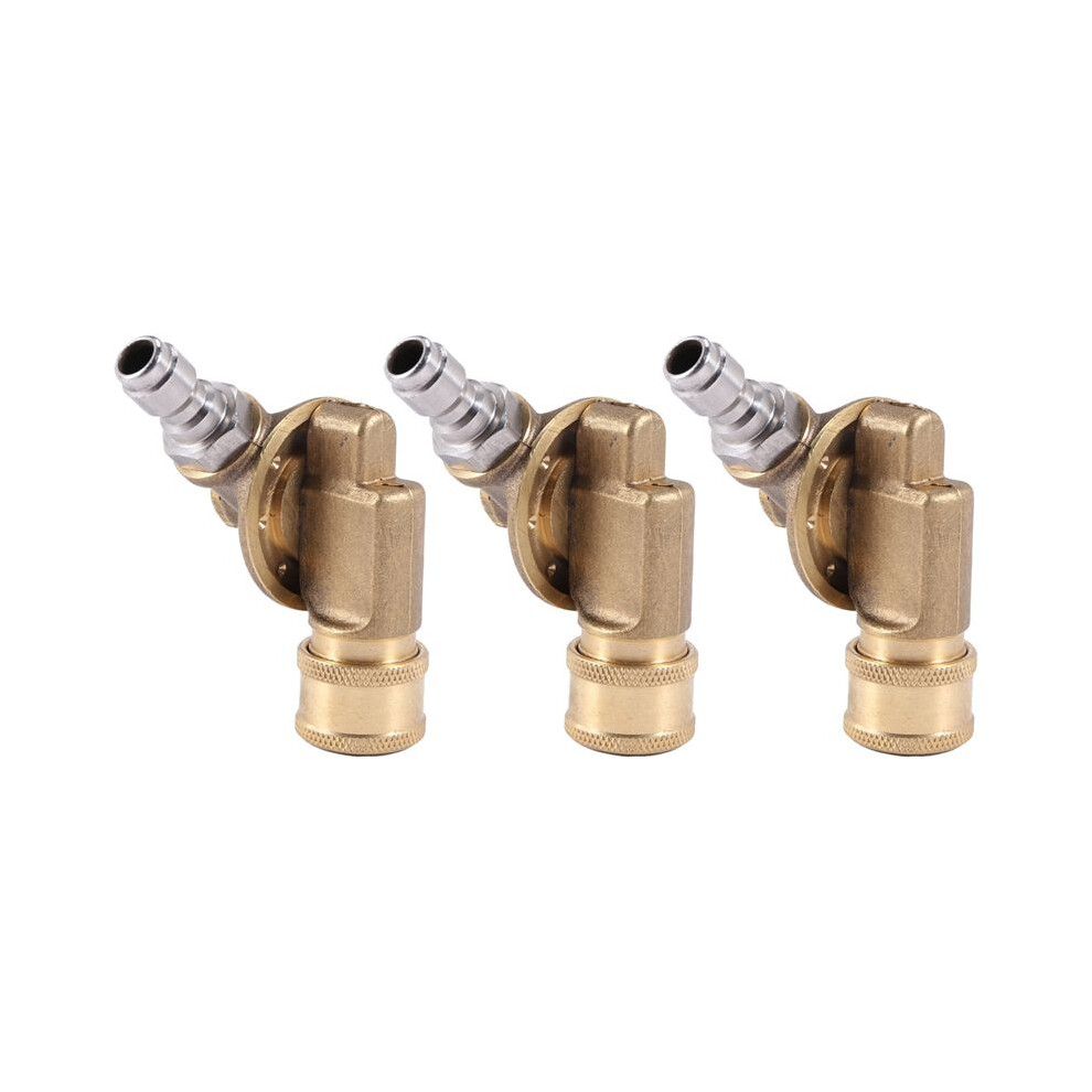 3X Pivoting Coupler For Pressure Washer Nozzle, Gutter Cleaner Attachment For Gutter Cleaning, 240 Degree, 4500 Psi 4711944804093