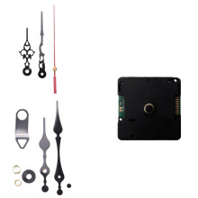 Kit Meccanismo di Movimento 'Orologio DIY Silenzioso Radiocontrollato Germania Modalità Segnale DCF con 2 Set di Sostituzione Delle Mani