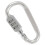 4X with Combination Padlock 3 Digits Numbers Padlock Carabiners Silver 2