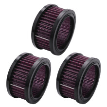 3X Motorrad Universell Ersatz Luft Reiniger Einlass Filter für Sportster XL 883 1200 48 2004-2018
