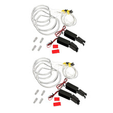 8X Ccfl Angel Eye Halo LED Ring Light White Non-Projector for  E46 3 Series