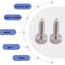 Hand Retractable Spring Plunger with Knurled Handle Stainless Steel Lock-Out M6 Type Release Pins for Rolling Toolbox B