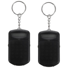 2X Gray Plastic Casing 8 Digits Electronic  Calculator W Keychain