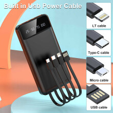9000000mAh Fast Charger Power Bank 4 USB Battery External For Mobile Phone