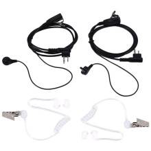 2Pack Fbi Style 2Pin Covert Acoustic Tube Earpiece Ptt Headset For  2 Ways Radio GP88S GP300 GP68 GP2000 GP88 GP3188 CP040 CP1200 A8 A6 A10