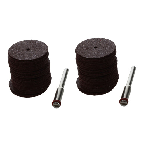 72 Set di Mole da Taglio per Mole Rotonde Ø25X6mm Marrone per  Kl 1