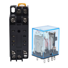 220 / 240V AC bobina DPDT rele' di potere MY2NJ 8 Pin con Socket Base
