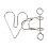 Heartbreak Wire Brain Teaser Metal Puzzle 1