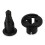 80Pcs 10mm Push-Typ Kunststoff StoßStange  Flare Fastener Rivet Clips 3