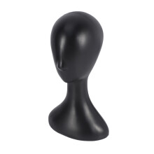 Lady high plastic  wig  female model  Black