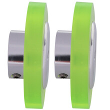 2X 200mm Aluminum Polyurethane Industrial Encoder Wheel Measuring Wheel for Measuring Rotary Encoder