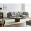 Beliani Modular Corner Sofa 4 Seater EVJA Velvet Grey Left Hand 2