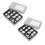 28X Car Window Glass Lift Button Sticker for   B C E Gla Cla Glk Gl Ml Gle Class 1