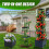 Adjustable Raised Garden Bed with Detachable Planting Trellis and Irrigation System 4