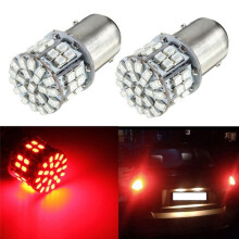 Red 1157 Bay15D 50Smd 1206 6000K 5W 12V Led Light Car Tail Stop Brake Lamp Bulb