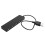ultra slim USB Hub 4-port USB 2.0 Hub black 1