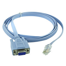 Utilizzato per Router Network 1.5M Cble Adapter RJ45 To RS232 Serial Oort Cble DB9 F / 8P8 C Blu Circuit Board Jumper