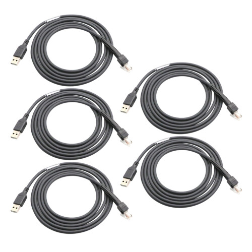5X Scanner Data Cable LS2208 AP LS4208 DS9208 Barcode Scanner USB Port Data Cable