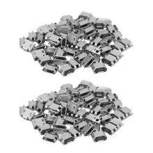 120 StÜCk Micro-USB Typ B Buchse 5 Pin SMT Platzierung SMD DIP Buchsen Steckverbinder