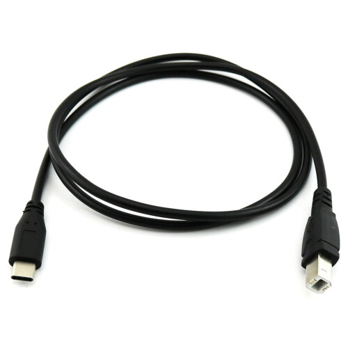 2X USB-C USB 3.1 C Typ Stecker Auf USB 2.0 B Typ Stecker Daten Kabel Mobil Telefon Drucker 1
