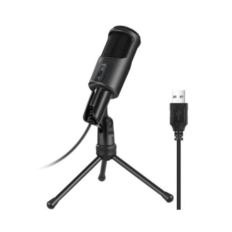 Usb Microphone,Condenser Microphone For Computer Pc Mic With Stand For Recording,Podcast,Gaming,Streaming Mic For Skype 6032598611539