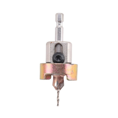 Woodworking Countersink Drill Carbide Tipped Adjustable Depth No-Thrust  Bearing for 3/8X3/32 X1/4 Countersink Bit