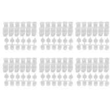 30 Bandes 180 Pots de Peinture Vides, 10 Ml/0,35 Oz, Pots de Peinture, RéCipients de Rangement en Plastique Transparent