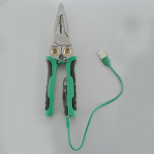 Rechargeable Stripping Pliers with Voltage Tester Versatile Wire Stripping Pliers with Electricity Measurement Cutting